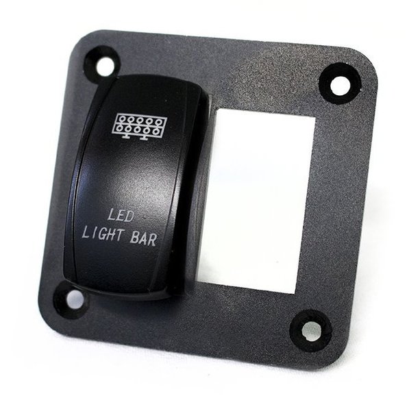 Race Sport Aluminum Rocker Switch Mounting Panel For (2) Rocker Switches RS2PRS